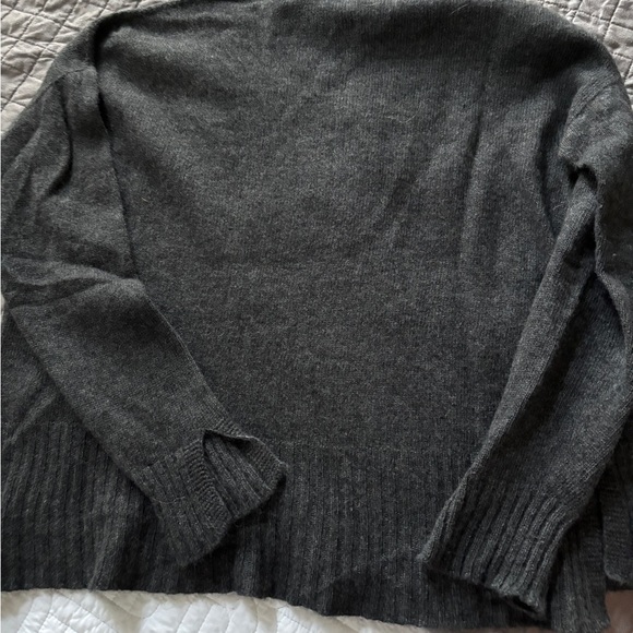 Bianco & Blu wool Gray Sweater women’s small made in italy - Picture 3 of 6